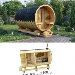 От дремучего леса до теплого сердца двора: наш опыт с баней-бочкой